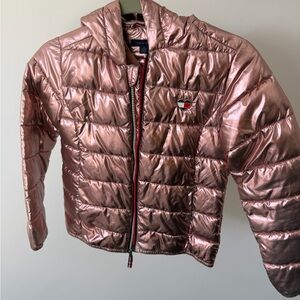 Tommy Hilfiger Shiny Rose Girls 8/10 Puffer Jacket